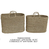 Grand Market Woven Carryall, Stone Hollow Farmstead