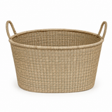 Large Natural Oval Gathering Basket, Stone Hollow Farmstead