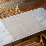 Fleur Embroidered Linen Napkins, alternate view 2, Stone Hollow Farmstead