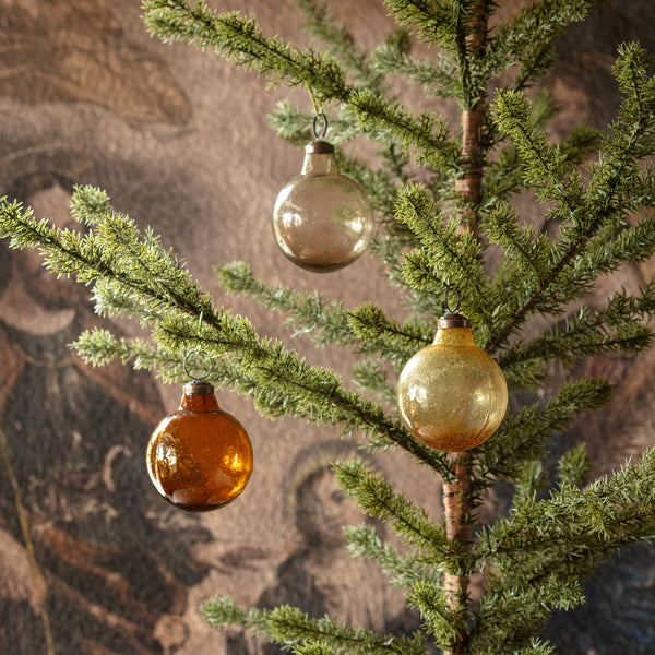 Recycled Amber Glass, 3"