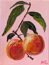 Peach Postcard Stone Hollow Farmstead 