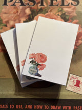 Peony Le Petit Notepad Stone Hollow Farmstead 