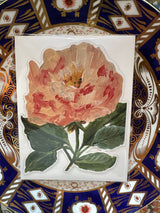 Pink Peony Die Cut Card Stone Hollow Farmstead 