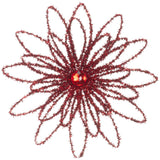 Rhinestone Flower, 9.5"