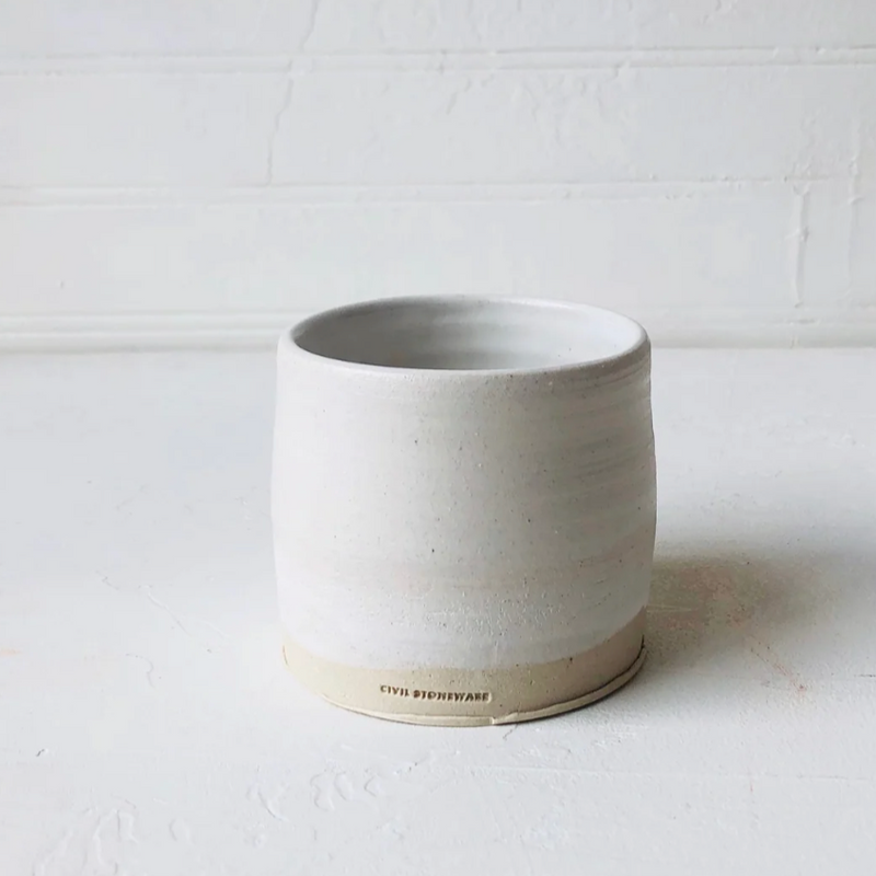 Clay Mug | Blanc - Stone Hollow Farmstead