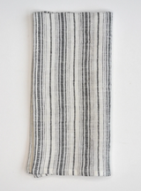 Linen Tea Towel | Vertical Striped - Stone Hollow Farmstead