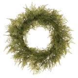 28" Asparagus Fern Wreath