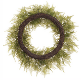 28" Asparagus Fern Wreath