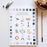 Seaside Watercolor Workbook Stone Hollow Farmstead Emily Lex