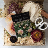Dahlia Tuber Gift Box |  Field to Flora Collection - Stone Hollow Farmstead