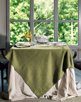 Italian Tiziano Tablecloth stone hollow farmstead Tessitura Toscana Telerie