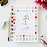Tropical watercolor workbook Emily Lex Stone Hollow Farmstead