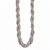 Twisted Diamond Garland Silver