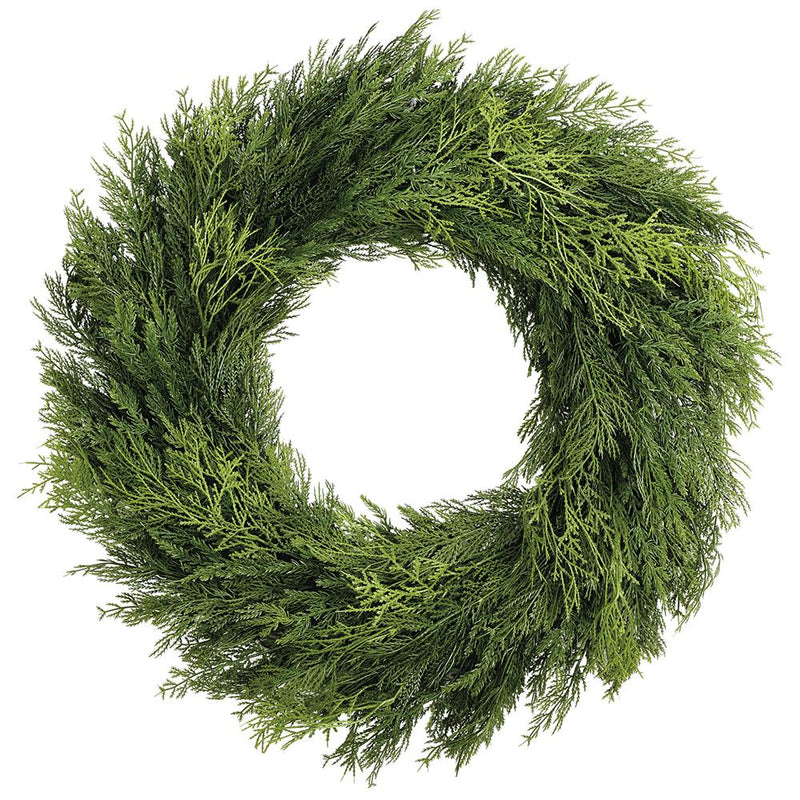 Ult. Deluxe Mixed Cedar Wreath, 30"