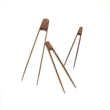 Walnut Wood Tongs stone hollow farmstead
