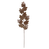 Stone Hollow Farmstead – Velvet Ananthus Leaf Spray, 48" – Brown and Silver