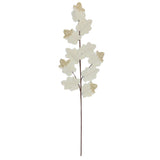 Stone Hollow Farmstead – Velvet Ananthus Leaf Spray, 48" – Ivory and Gold