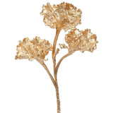 Stone Hollow Farmstead – Gold Metallic Kale Spray, 18"