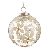 Hand Blown Glass Ball Ornament, Stone Hollow Farmstead