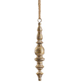 Gold Metal Finial Ornament, Stone Hollow Farmstead