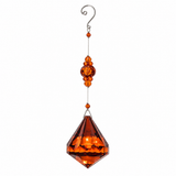 Stone Hollow Farmstead – Acrylic Diamond Ornament, 8" – Cocoa