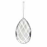 Stone Hollow Farmstead – Acrylic Teardrop Ornament, 5.75" – Clear