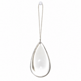 Stone Hollow Farmstead – Acrylic Waterdrop Ornament, 3.5" – Clear