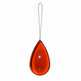 Stone Hollow Farmstead – Acrylic Waterdrop Ornament, 3.5" – Cocoa