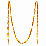 Stone Hollow Farmstead – Acrylic Bead Garland, 74" – Amber