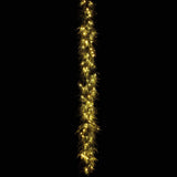 Lighted Pine Garland, alternate view 2, Stone Hollow Farmstead