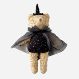 Witch Bear in a black hat and starry outfit, Stone Hollow Farmstead