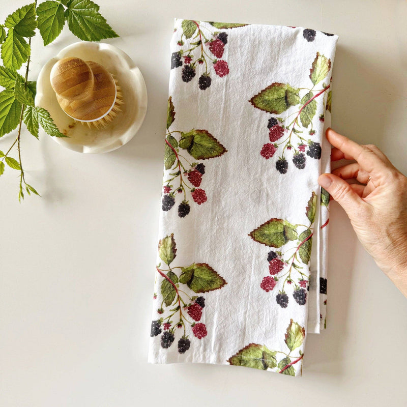 Blackberry Tea Towel - Stone Hollow Farmstead