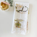 Christmas Mugs Tea towel - Stone Hollow Farmstead