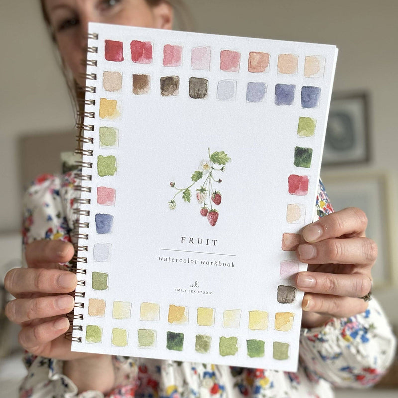 Fruit Watercolor Workbook - Stone Hollow Farmstead