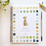 animals watercolor workbook Emily lex stone hollow farmstead