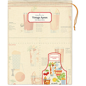 Vintage Apron | Bartender's Guide - Stone Hollow Farmstead