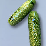glazed ceramic cucumber stone hollow farmstead Eturel Madrid 
