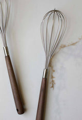 Kitchen Whisks with Wooden Handle - Stone Hollow Farmstead