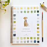 Animals watercolor workbook - Stone Hollow Farmstead