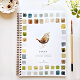 birds watercolor workbook stone hollow farmstead Emily Lex
  