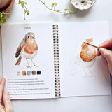 birds watercolor workbook stone hollow farmstead Emily Lex
  
