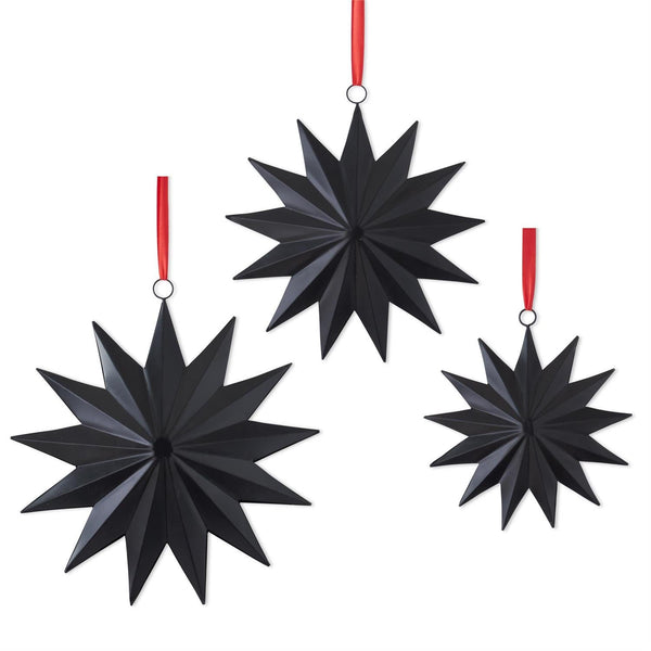 Black Metal Star Ornament - Stone Hollow Farmstead