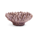 Fractal Lilac Ceramic Wall Flower 5 Inch side view at Stone Hollow Farmstead