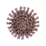 Fractal Lilac Ceramic Wall Flower 5 Inch front view at Stone Hollow Farmstead