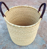 Woven Handled Basket - Stone Hollow Farmstead