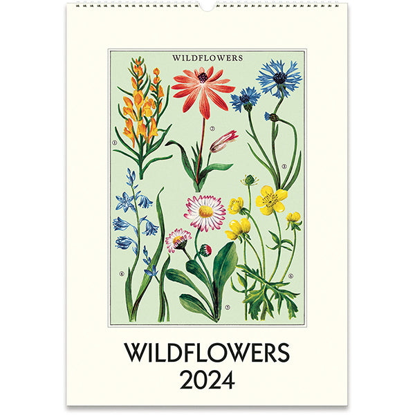 Vintage Wall Calendar | Wildflowers - Stone Hollow Farmstead