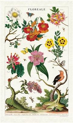 Natural Cotton Tea Towel | Floreale - Stone Hollow Farmstead