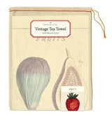 Natural Cotton Tea Towel | Fruit - Stone Hollow Farmstead