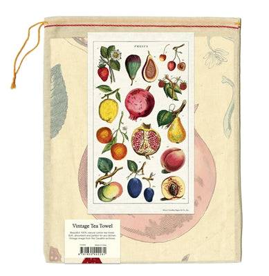 Natural Cotton Tea Towel | Fruit - Stone Hollow Farmstead