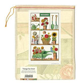 Natural Cotton Tea Towel | Gardening - Stone Hollow Farmstead